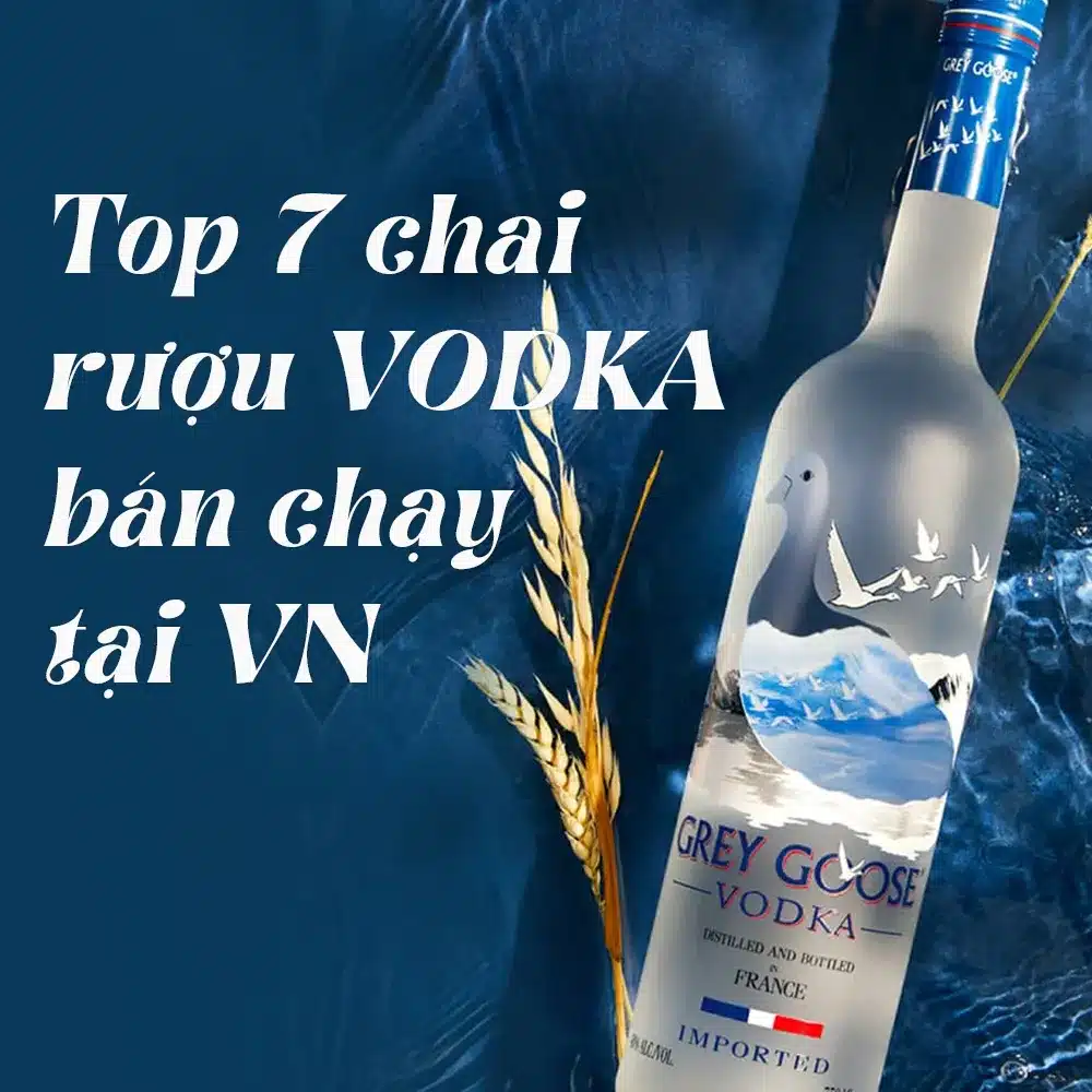 top 7 chai ruou vodka ban chay tai viet nam